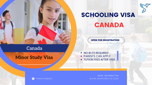 Study As Minor/ Schoolig Visa Canada