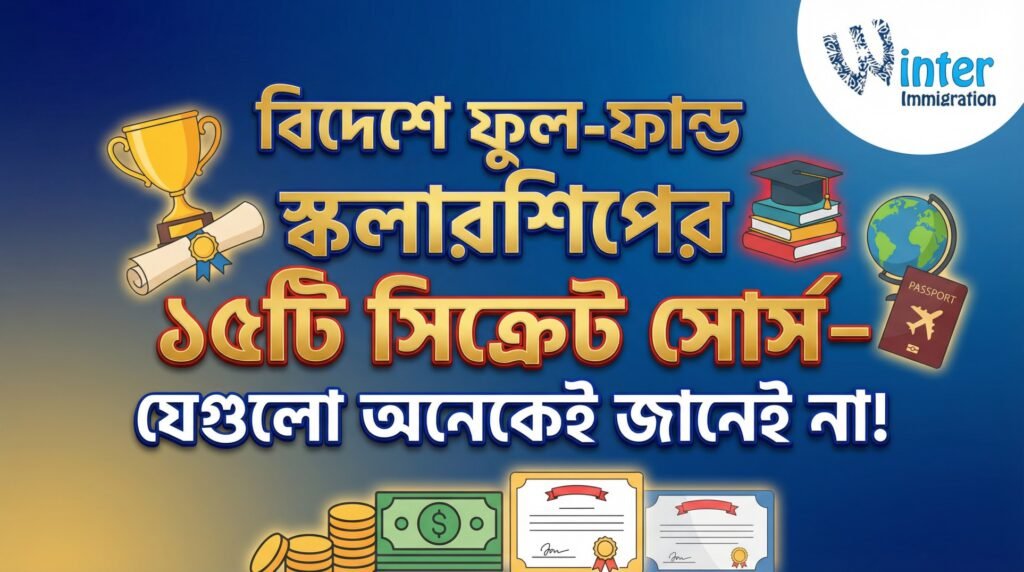 বিদেশে ফুল-ফান্ড স্কলারশিপের ১৫টি সিক্রেট সোর্স — যেগুলো অনেকেই জানেই না!